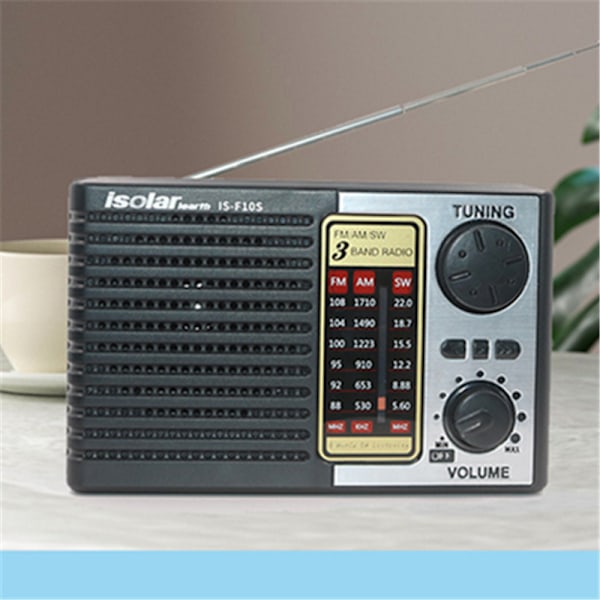 Kannettava FM AM SW -radio langattomalla Bluetooth-kaiuttimella, LED-lavavalolla, MP3-soittimella, täyden kaistan suurherkkyydellä ja aurinkoenergialla hätätilanteisiin
