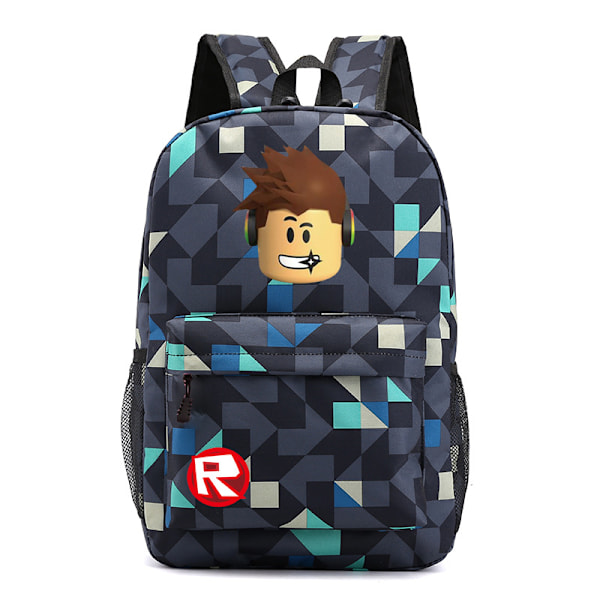 Roblox Reppu Mochila Lasten Tilavat Laukut-1 Diamond blue 5