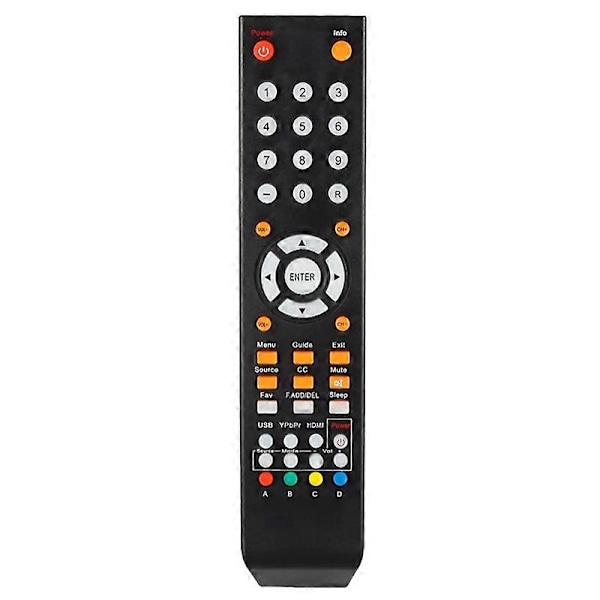 Fjärrkontroll för SCEPTRE X505BV TV-fjärrkontroll black