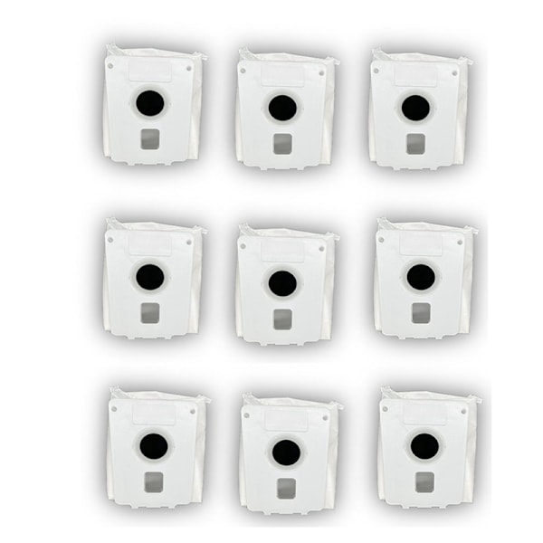 9 STK for LG A939KBGS/A937KGMS Husholdningsstøvsugerpose Støvoppsamlingspose Søppelpose Rengjøringsrobot Tilbehør White-9PCS