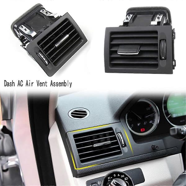 Bil Dash AC Luftventil Utløpsgitter Montering for Mercedes Benz C Klasse W204 2008-2010