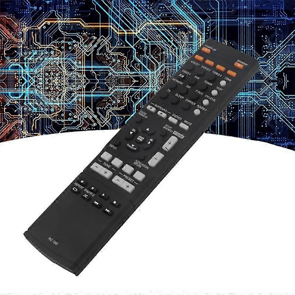 RC-150 Ersättningsfjärrkontroll för Sherwood AV Receiver R-507 R-607 R-807 Black