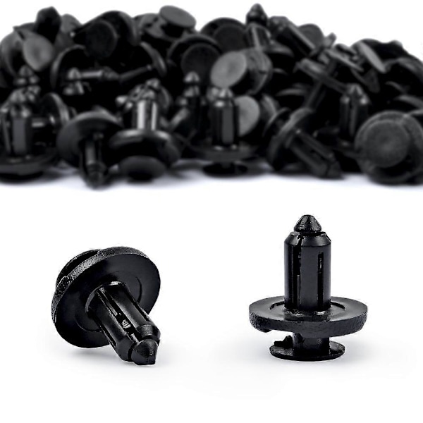 200 st Bumper Clips 8mm Push Fender Flare Fästelement för Infiniti och Nissan Plastnit Retainer Cl