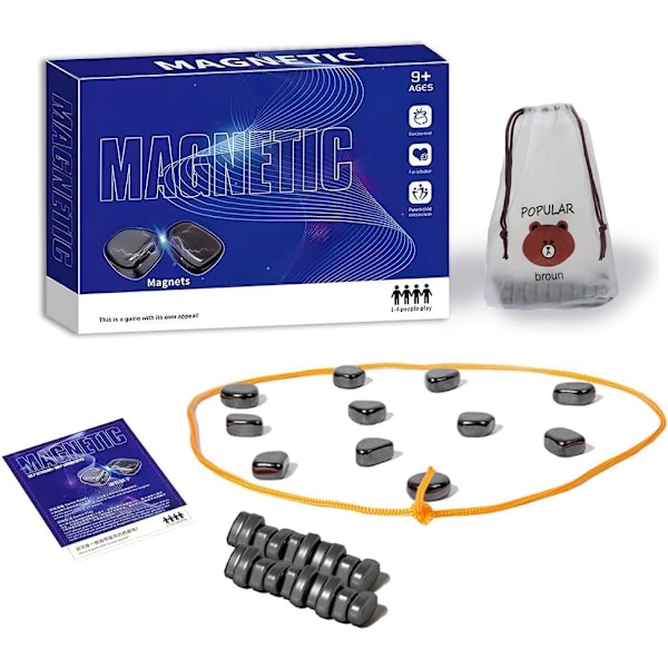 2024 Nye brettspill, for barn, Magnetisk perle strategispill for barn og voksne Sponge not included