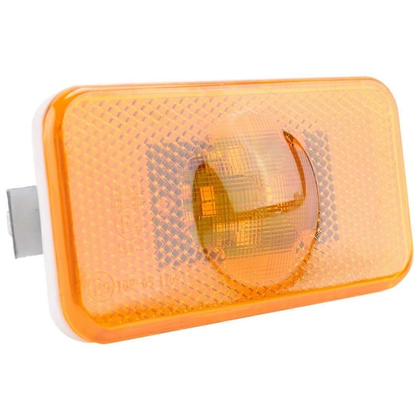 2 st 24V LED Sidomarkeringsljus Lastbil Blinkers Sidoljus för Volvo FH FM FL Lastbil Ljus Amber Artikelnummer