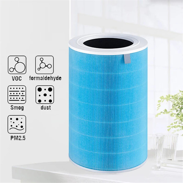 Til Xiaomi 4 Lite Hepa Filter Udskiftningsfilter til Xiaomi Mi Mijia Luftrenser 4 Lite Aktivt Kulfilter Grøn Green