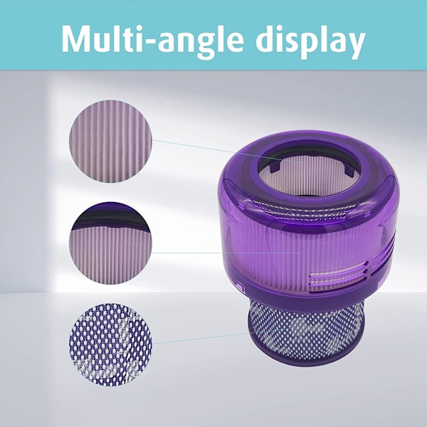 1 stk. HEPA-filtre til Dyson V11 Outsize, V11 Outsize Origin, Outsize, Outsize Absolute+ støvsuger, reservedele 970422-01