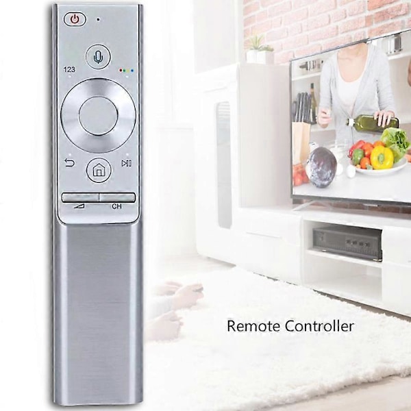 Röstfjärrkontroll för Samsung TV BN59-01274A BN-Q789FC Luftmus + Infraröd Fjärrkontroll Inbyggd Silver