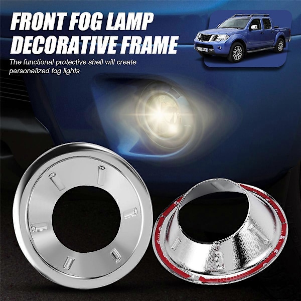 Dimljusskydd fram Abs Krom för Navara / D40 07-13