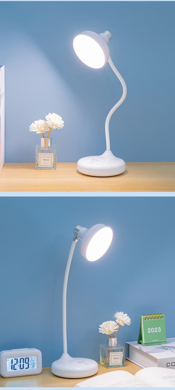 Øyebeskyttelse Bordlampe USB Oppladbar Leselys Nattlys