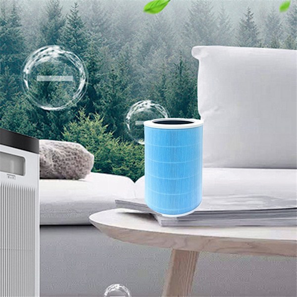 Filter til Xiaomi luftrenser 1/2/2S/2C/2S Pro/2H/3/3C/3H PRO med RFID, effektiv rensning af støv, PM2.5, C Purple