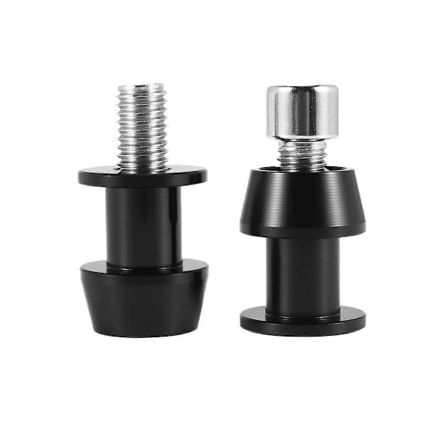 2X Motorcykel CNC Svingarms Spolar Sliders Ställ Bobbins 10mm för Kawasaki Ninja 250 ER6 Z 2