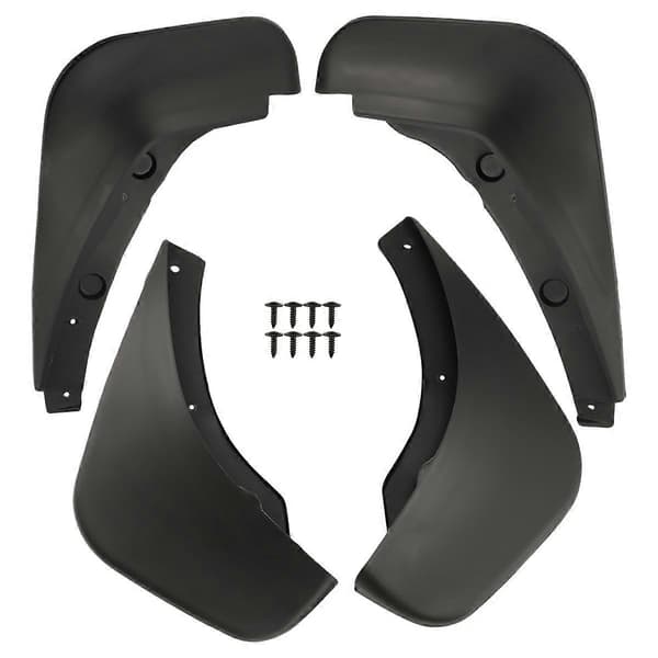 4 stk. mudflap til Mazda 2 2007-2012 skærm mudderklapper beskyttelse stænklap mudderbeskyttere tilbehør