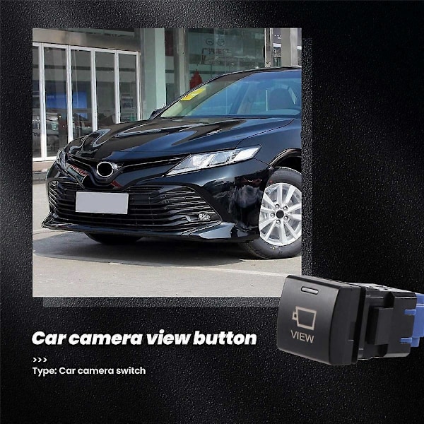 Bilkamera Visningsknapp Kamerakontrollbrytare med Kabel för Toyota Camry Xv70 2018 Avalon Rav4 2020 P