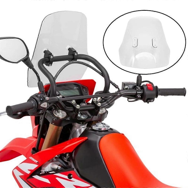 Motorcykel Vindruta Vindskydd för Honda CRF 250L/S 250M CRF250L/S 2021 CRF250L/S 2022 CRF250M CRF black