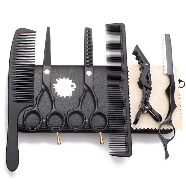 5,5 tommer hårklippesaks, udtyndings-/tekstureringssaks til salon eller hjemmebrug other-One Size Style-5