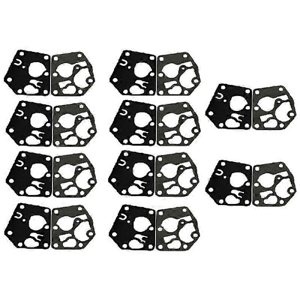 10 Set Förgasarmembran Packningssatser för Briggs och Stratton 495770 795083 5083H 5083K 7721 5201