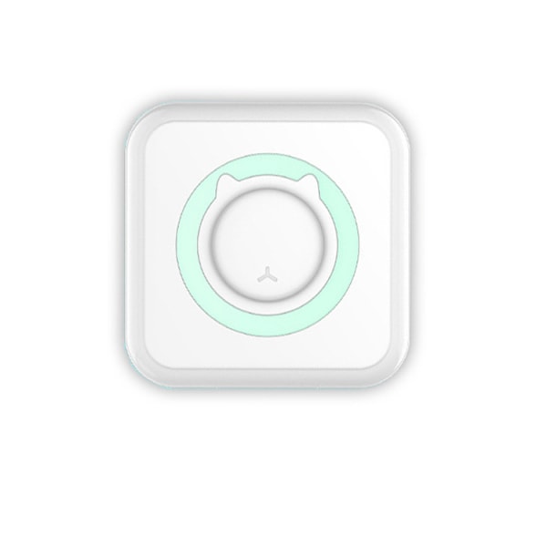 Mini Bärbar Bluetooth Termisk Skrivare med 5 Rullar Utskriftspapper Kompatibel med Android iOS
