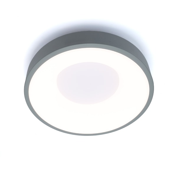 LED-kattovalaisin pyöreä Ø 30 cm 28W valkoinen 3000K-4000K-6000K 50cm-40W Grey
