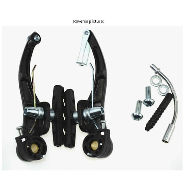 V-broms Fram & Bak Bromsoksverktyg Delar Set, Cykeltillbehör Aluminiumlegering Broms Cykelutrustning Cykelbroms A Silver