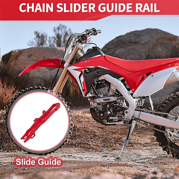 Kedjeslider för motorcykel, cross och offroad, för Crf250 Crf250R Crf450R