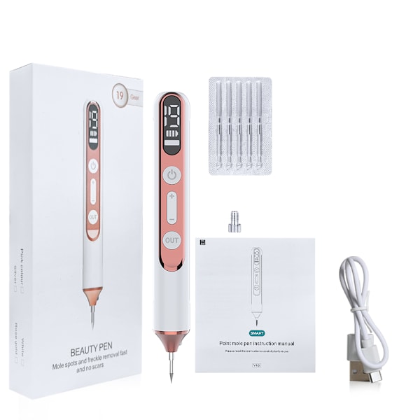 Plasma Laser for fjerning av hudflekker og vorter. Enhet for fjerning av akne og hudormer i ansiktet. with 5 Needles