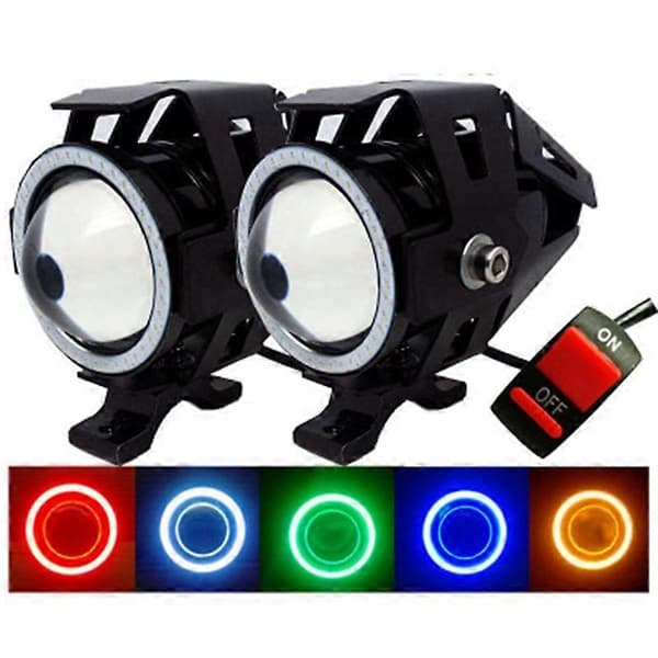 E-cykel Forlygte Input DC 12V-80V Ebike Styr Lampe Elektrisk Scooter LED Frontlys