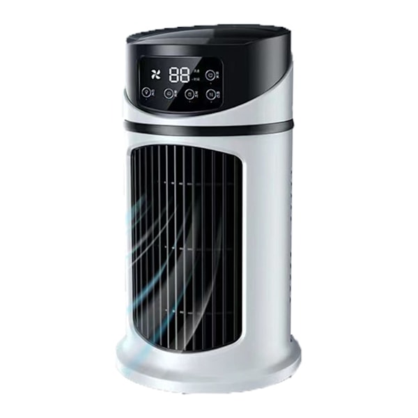 Mini Bærbar Aircondition, Vandkølingsventilator, Luftkøler til Kontor