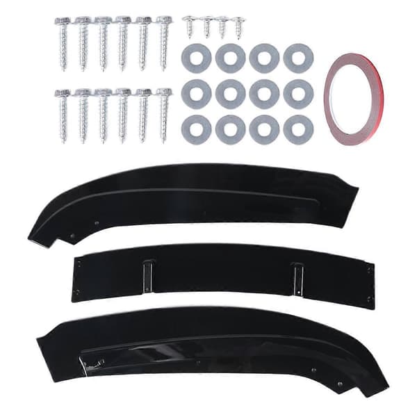3 stk. Bil Front Kofanger Splitter Læbe Diffuser Spoiler Dækbeskytter til BMW 3-serie E90 E91 LCI 320I 33