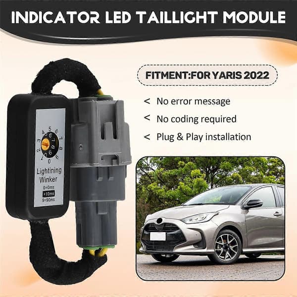 2x Blinklys Indikator Modul Passer For Yaris 2022