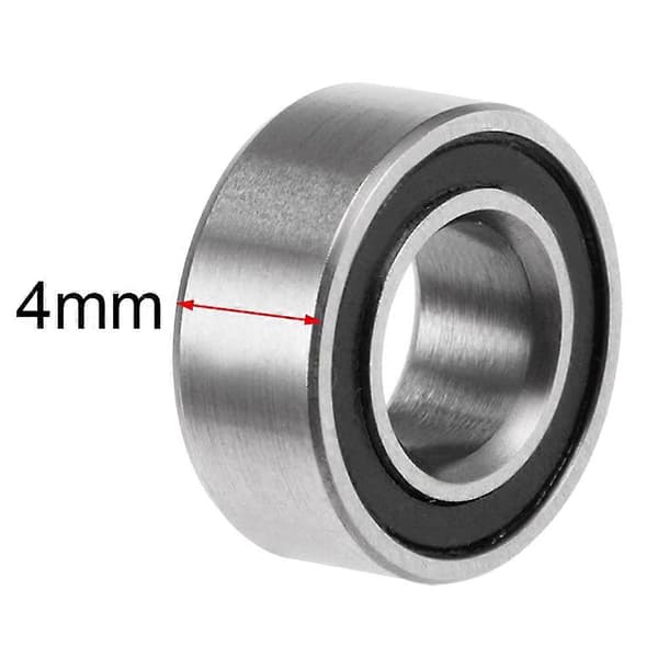 20 stk. MR105-2RS 5X10X4mm Kugleleje Stål Dobbeltskærmet Miniature Kuglelejer, Sort