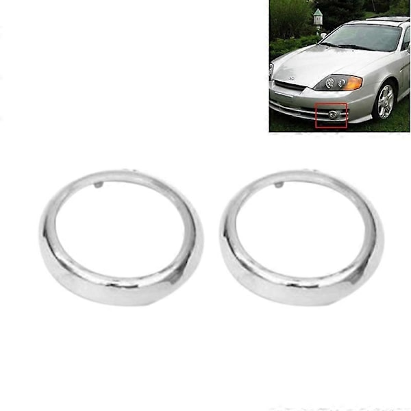 Främre stötfångare dimljus ram trim list dimljusskydd för Hyundai Tiburon Coupe 2002 2003 2004 86553