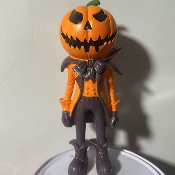 Halloween Gresskar Mann Harpiksfigur, Par Cosplay Dekor, Gresskar Mann Pumpkin Man