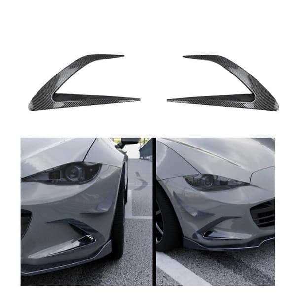 Front Bumper Splitter Spoiler Tåkelys Spoiler Deksel Trim for Mazda Miata MX-5 ND 2016+