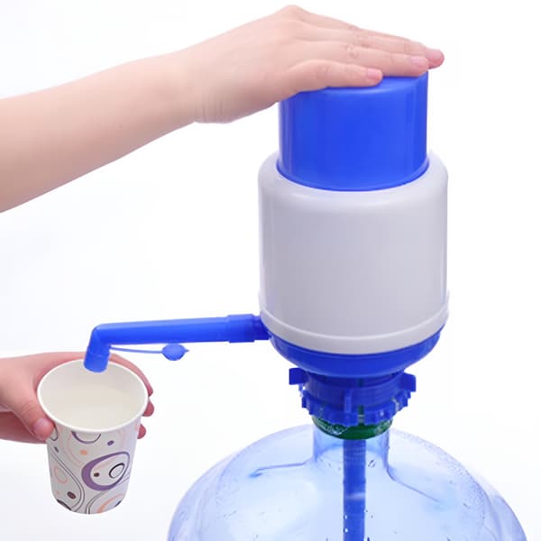 Manuell Vattenpump för 5-6 Gallon Vattenflaska, Handtrycksdricksfontän, Bärbar