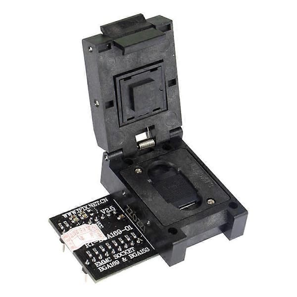 RT-BGA169-01 BGA169 / BGA153 EMMC Adapter V2.5 med 4 stk. BGA-afgrænsningsboks til RT809H-programmerer