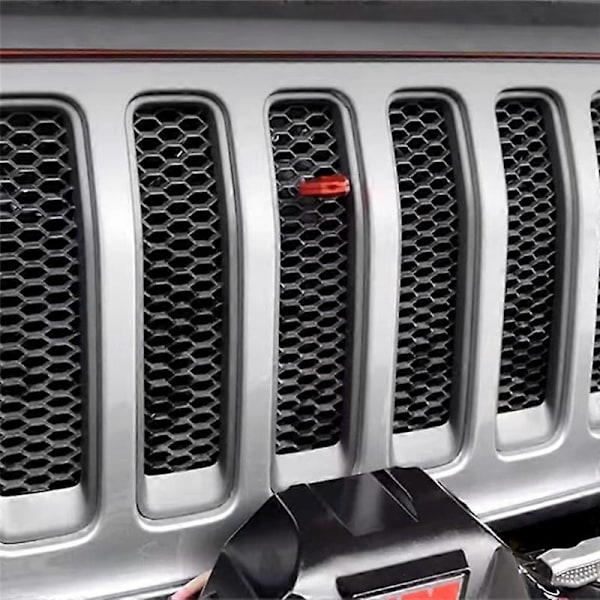 För Jeep Wrangler JL 2018-2023 Huvlås Dolda låsande huvspärrar med 2 nycklar Stöldskyddstillbehör