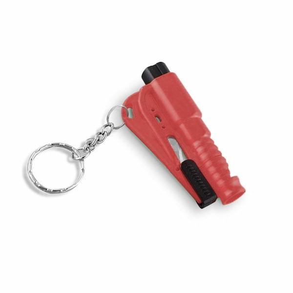 Auton hätätyökalu - Ikkunavasara ja turvavyönleikkuri Red
