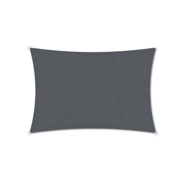 Trekantet vanntett UV-beskyttelse solseil 2x3m (Rectangular) Grey