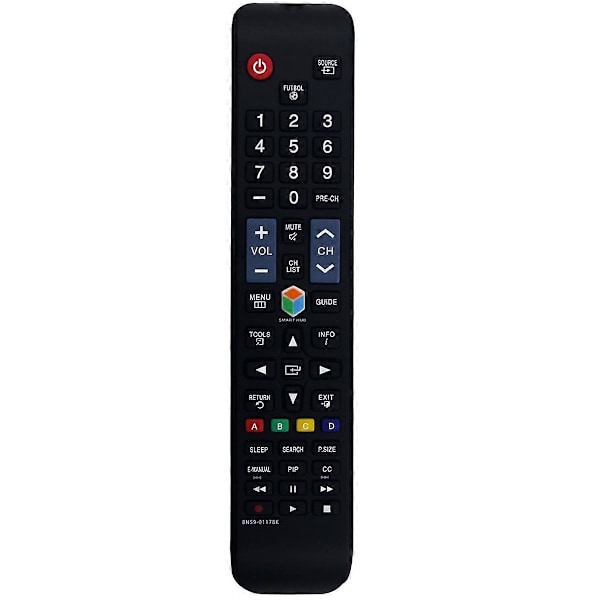 BN59-01178K Fjärrkontroll Ersättning för Samsung TV UN32H4303AH UN55ES6100 UN40FH5303F UN48H4203 UN32H Black