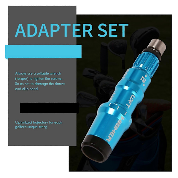 Golf Adapter Hylsa Ersättning för Taylormade M1, M2, M3, M4, M5 & M6 SIM Driver & FW .335