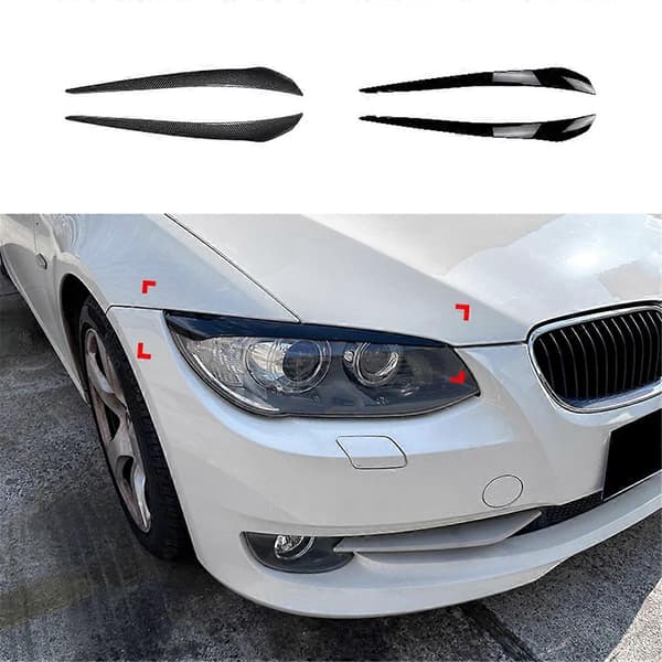 Strålkastarögonbrynsdekaldekor för BMW E92 E93 LCI 2010-2012 Biltillbehör