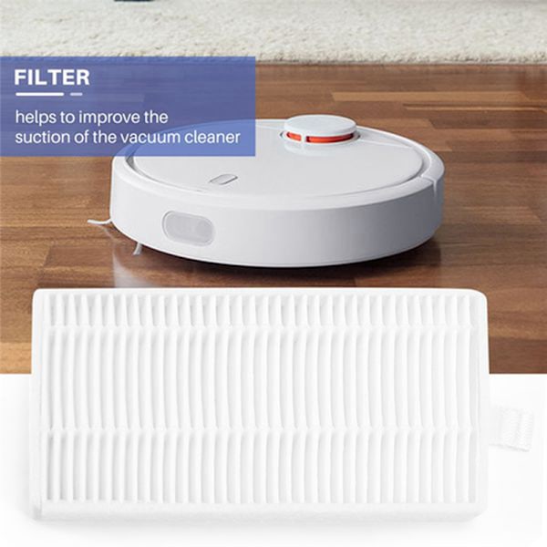 12 stk. reservedeler for Cecotec Conga 4090 5090 5490 6090 7090 robotstøvsuger tilbehørssett Hepa-filtre White-12Pcs