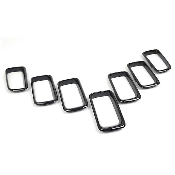 Bil Center Grill Trim Ram Grill Trim för Ljus Svart