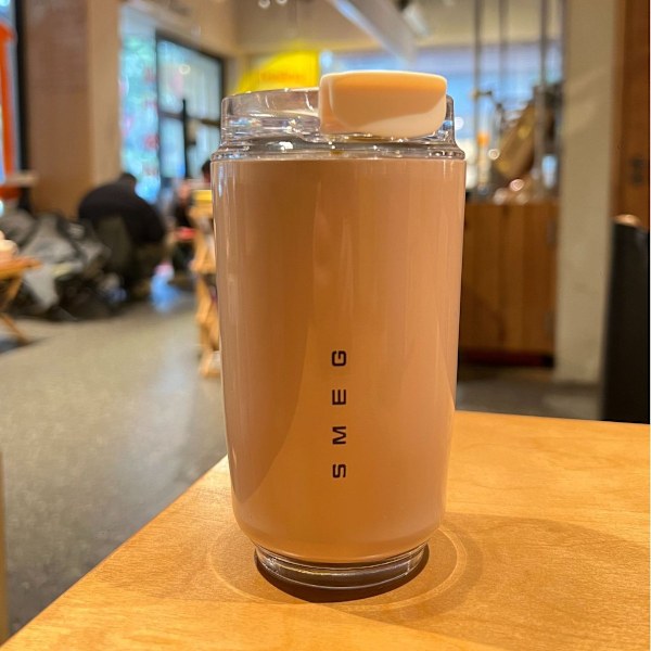 Smart Luksus Rustfritt Maple Kaffekrus med Varm og Kald Dobbel Isolering for Bærbar Bil Pink