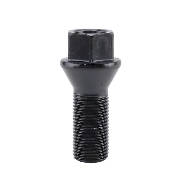 5 st M14 x 1,25 Svarta hjullåsbultar Mutter Stål 36136781151 för -BMW X3 X5 E70 E71 F20 F25 X5
