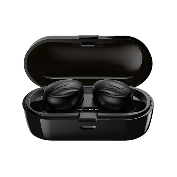 Bluetooth-hodetelefoner med skjerm, LED-skjerm Hodetelefoner | Bluetooth 5.0 + 60 dagers standby | 45-minutters hurtiglading