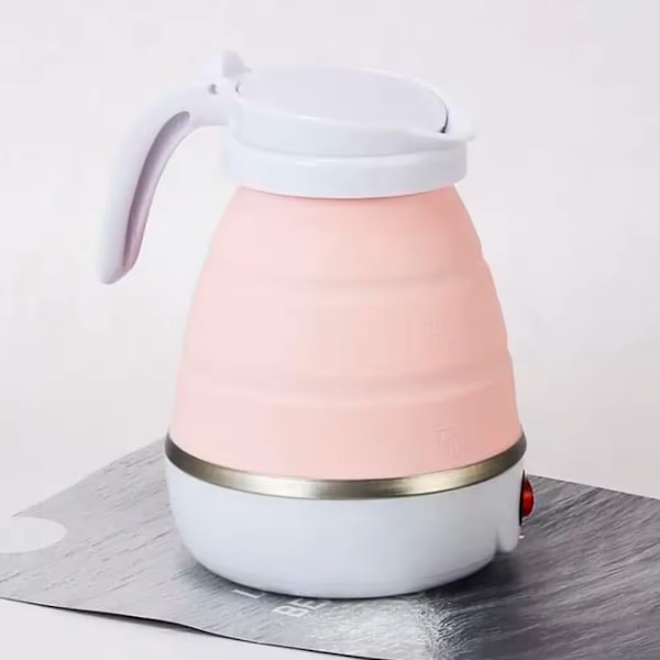 Mini Foldbar Silikone Elkedel 0.6L 600W Blue