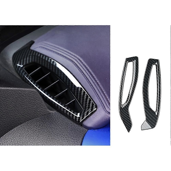 Bil Luftkonditionering Ventilationsgaller Utloppsskydd Trim Dekal Dekor Ram för Toyota C-HR CHR 2016-2020 Tillbehör