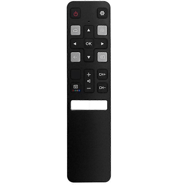 Ersättningsfjärrkontroll RC802V FNR1 för TCL Android 4K UHD Smart TV 65P8S 65P8 55P8S 55P8 49P30FS 55E Black